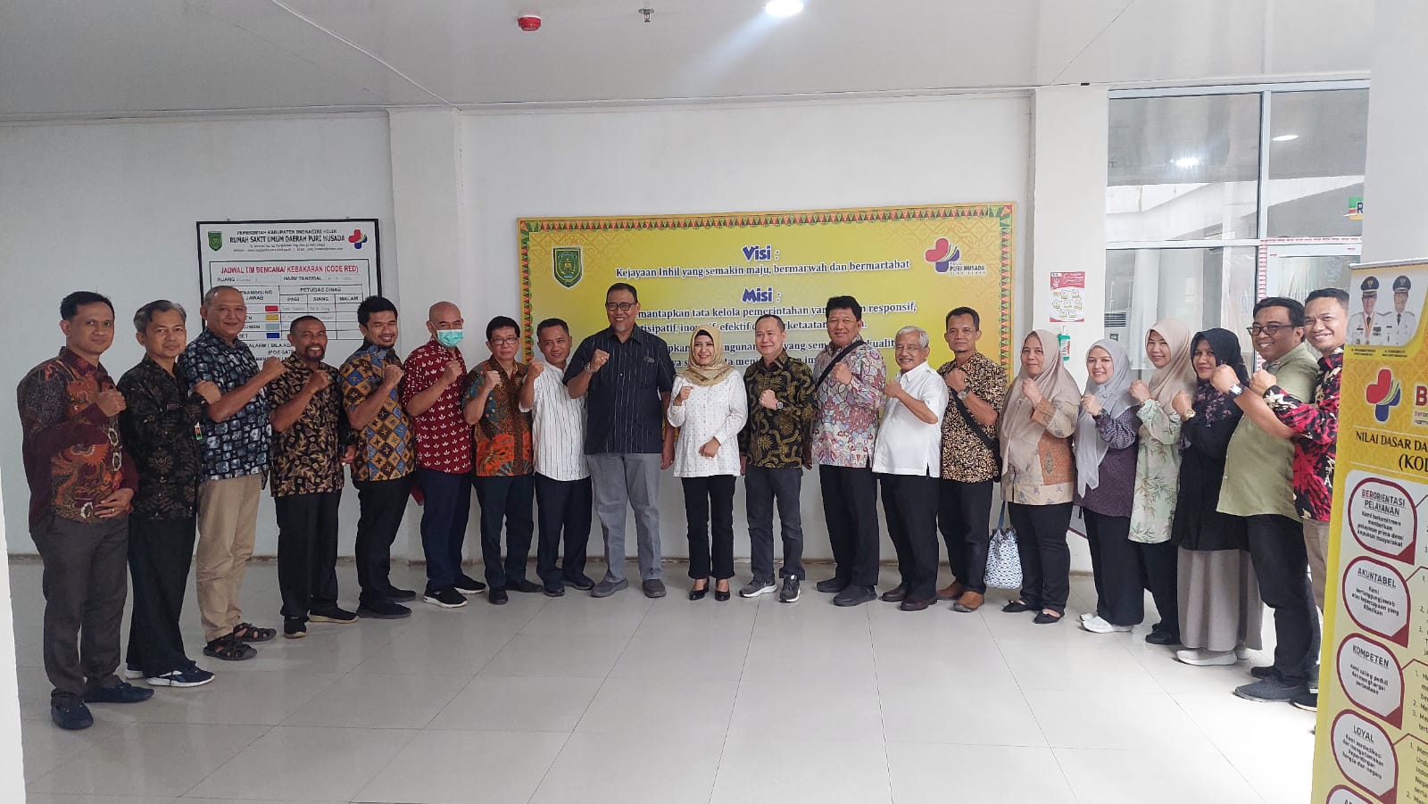 Kunjungan Visitasi RS Jejaring Pengampuan Pelayanan Jantung RSUD Arifin Achmad Pekanbaru